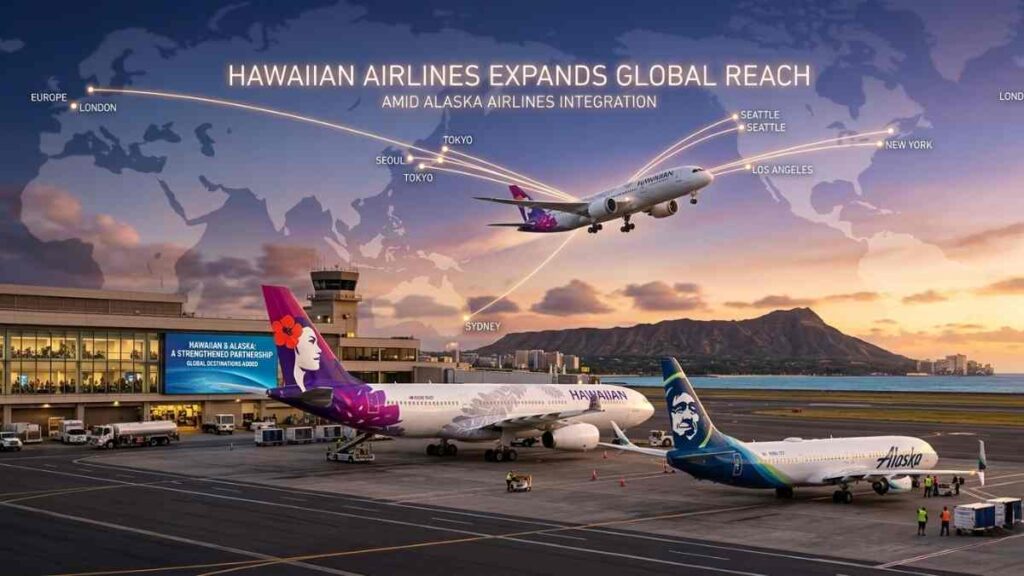 Hawaiian Airlines Expands Global Reach Amid Alaska Airlines Integration
