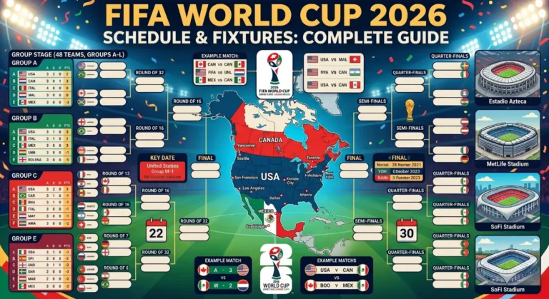 FIFA World Cup 2026 Schedule & Fixtures Complete Guide