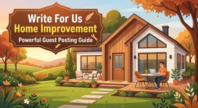 Write For Us Home Improvement – Powerful Guest Posting Guide Write For Us Home Improvement